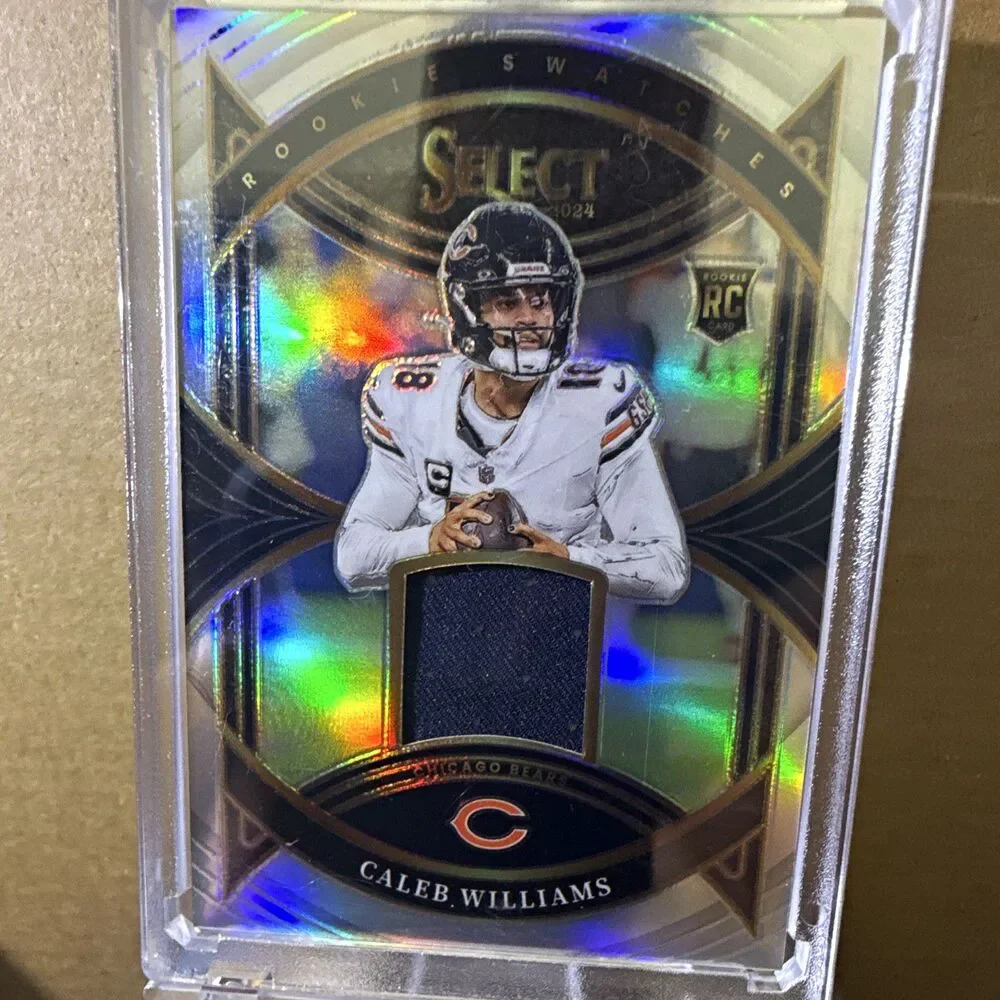 2024 Panini Select Caleb Williams Rookie Swatches Silver Prizm #RS-CWS /125 🔥